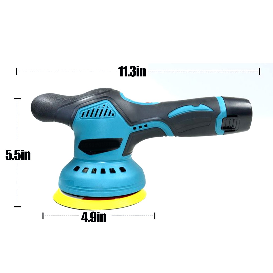 12V Battery Car Polisher Kit Set Cordless Rotary Buffer Polishing Machine Sander